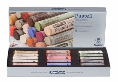 Schmincke Soft Pastels set met 15 pastels 'Portret'