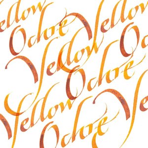Yellow Ochre Calligraphy Ink van Winsor & Newton 30 ML Kleur 744