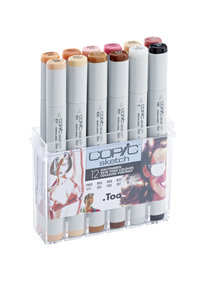 Copic 12 Sketch Markers Skin Tones