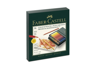 Polychromos Studiobox met 36 Kleurpotloden Faber-Castell