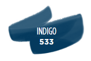 Indigo Ecoline Pipetfles 30 ml van Talens Kleur 533