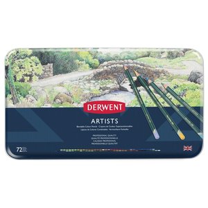 Derwent Artists Set 72 kleurpotloden in metalen etui