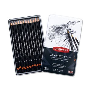 Graphic set 9B - H 12 Sketching Soft Derwent