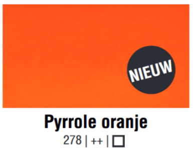 Pyrrole oranje Van Gogh Aquarelverf 10 ML Kleur 278