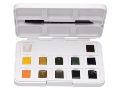 Natuurtinten 12 Napjes Van Gogh Aquarelverf Set NT641