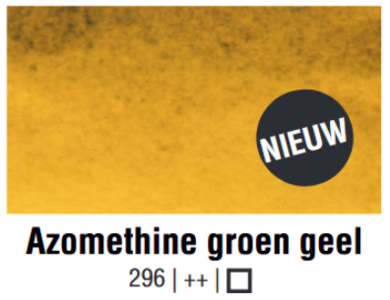 Azo methine Groen Geelachtig Van Gogh Aquarelverf Napje Kleur 296