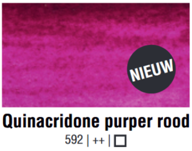 Quinacridone Purper Rood Van Gogh Aquarelverf Napje Kleur 592