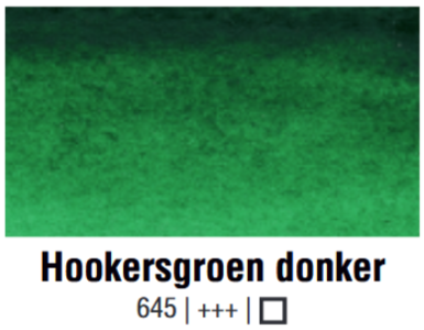 Hookersgroen Donker Van Gogh Aquarelverf Napje Kleur 645