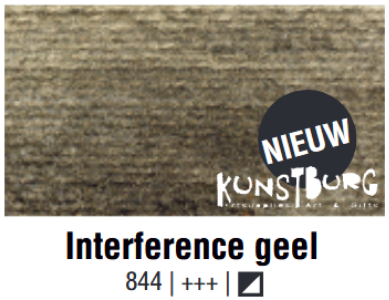 Interference Geel Van Gogh Aquarelverf Napje Kleur 844