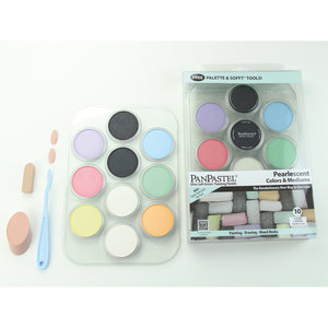 6 x Pearl & 4 x Medium set van PanPastel