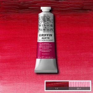 Griffin Alkyd Permanent Alizarin Crimson Winsor & Newton 37 ML Kleur 468