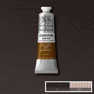 Griffin Alkyd Burnt Umber Winsor & Newton 37 ML Kleur 076