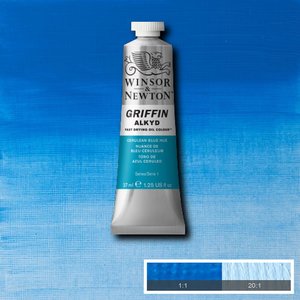 Griffin Alkyd Cerulean Blue Hue Winsor & Newton 37 ML Kleur 139