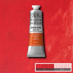 Griffin Alkyd Vermilion Hue Winsor & Newton 37 ML Kleur 680