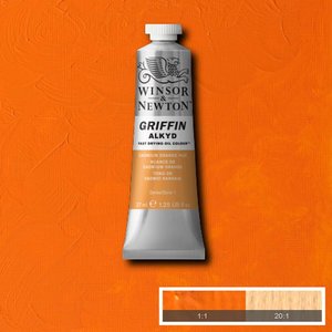 Griffin Alkyd Cadmium Orange Hue Winsor & Newton 37 ML Kleur 090