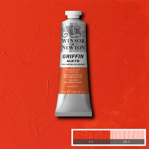 Griffin Alkyd Cadmium Red Light Hue Winsor & Newton 37 ML Kleur 101