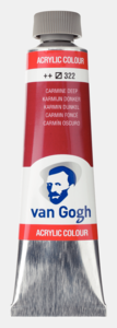 Karmijn donker Van Gogh Acrylic Colours / Acrylverf Royal Talens 40 ML Kleur 322