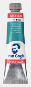 Turkooisblauw Van Gogh Acrylic Colours / Acrylverf Royal Talens 40 ML Kleur 522