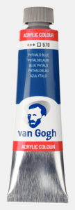 Phtaloblauw Van Gogh Acrylic Colours / Acrylverf Royal Talens 40 ML Kleur 570