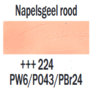 Plakkaatverf Napelsgeel Rood Extra fijn (Gouache Extra fine) Royal Talens 20 ML Kleur 224