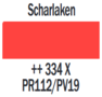 Plakkaatverf Scharlaken Extra fijn (Gouache Extra fine) Royal Talens 20 ML Kleur 334