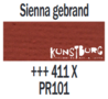 Plakkaatverf Sienna gebrand Extra fijn (Gouache Extra fine) Royal Talens 20 ML Kleur 411