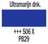 Plakkaatverf Ultramarijn donker Extra fijn (Gouache Extra fine) Royal Talens 20 ML Kleur 506