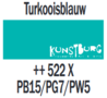 Plakkaatverf Turkooisblauw Extra fijn (Gouache Extra fine) Royal Talens 20 ML Kleur 522