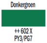 Plakkaatverf Donkergroen Extra fijn (Gouache Extra fine) Royal Talens 20 ML Kleur 602