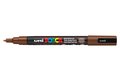 Brown Conische punt Posca Acrylverf Marker PC3M Kleur 21