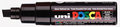 Black Schuin afgeslepen punt Posca Acrylverf Marker PC8K Kleur 24