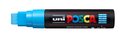 Light Blue Schuin afgeslepen punt Posca Acrylverf Marker PC17K Kleur 8