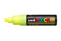 Fluo Yellow Schuin afgeslepen punt Posca Acrylverf Marker PC8K Kleur F2