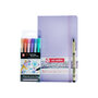Cadeau set met Koi Coloring Brush pen set + Pigma Micron 01 zwart + Art Creation Schetsboek 13x21 cm