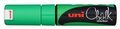 Fluo Groen Uni Ball Krijtmarker met grote punt 8 mm (8K)