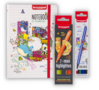 ruynzeel cadeauset met A5-notitieboek en zes fineliners in basis- en neonkleuren Bestandsnaam bruynzeel-cadeauset-notitieboek-6