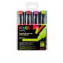 Uni Posca Marker (groot) set van 4 markers Basis Neon kleuren PC-8K