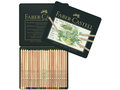 Pastelpotloden metalen etui a 24 st. Faber-Castell Pitt Assortiment a 24 stuks.