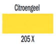 Plakkaatverf Citroengeel Ecola 1000 ML Kleur 205