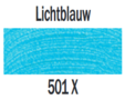 Plakkaatverf Lichtblauw (cyaan) Ecola 1000 ML Kleur 501