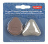 Gevormde kunststof gum set van 2 / Shaped Erasers van Derwent