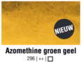 Azomethine Groen Geelachtig Van Gogh Aquarelverf 10 ML Kleur 296