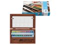 Luxe houten kist + accessoires 24 napjes Van Gogh Aquarelverf Set K624