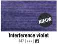 Interference Violet Van Gogh Aquarelverf Napje Kleur 847