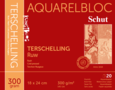 Terschelling Aquarel Ruw (Rough, Cold pressed & Zuurvrij) 20 vellen 300 grams 18 x 24 cm