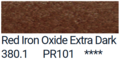 Red Iron Oxide Extra van PanPastel Kleur 380.1