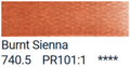 Burnt Sienna van PanPastel Kleur 740.5