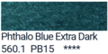 Phthalo Blue Extra Dark van PanPastel Kleur 560.1