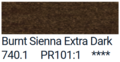 Burnt Sienna Extra Dark van PanPastel Kleur 740.1