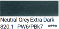 Neutral Grey 1 Extra Dark van PanPastel Kleur 820.1